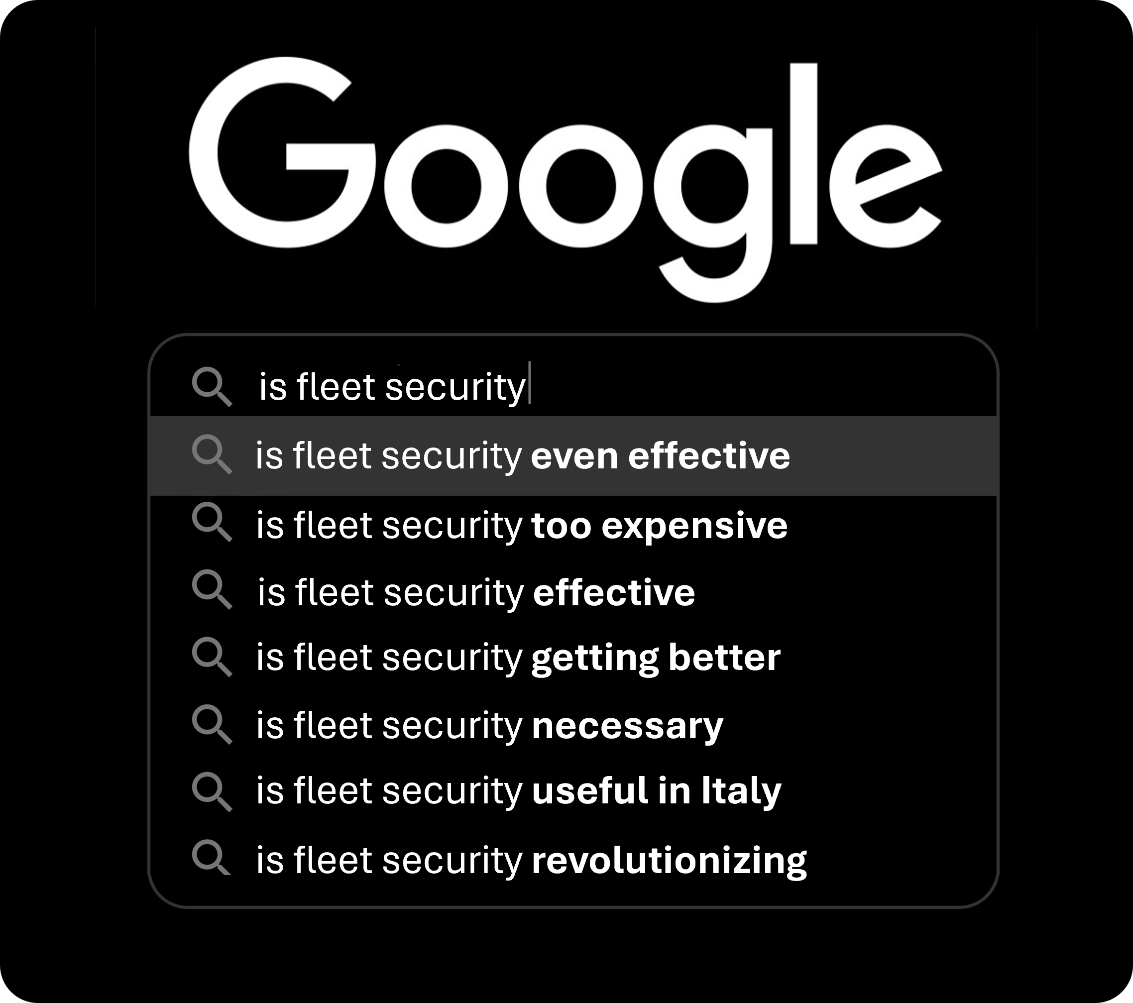 Indagine sulla sicurezza delle flotte italiane
